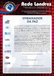 Ata de Embaixador da Paz Ata de Embaixador da Paz