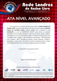 Ata Nivel Avançado Ata Nivel Avançado