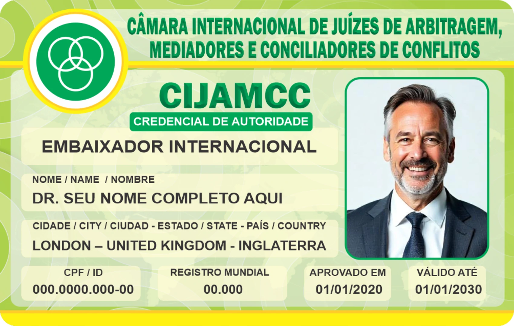 credencial internacional
